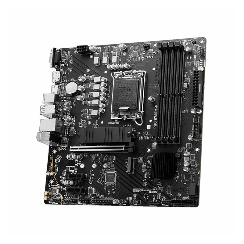 MSI PRO B760M-P DDR5 ATX Motherboard