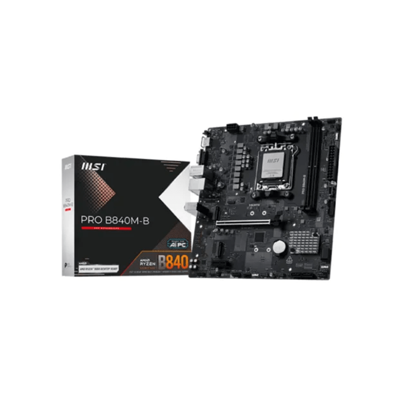MSI PRO B840M-B AMD AM5 Micro ATX Motherboard