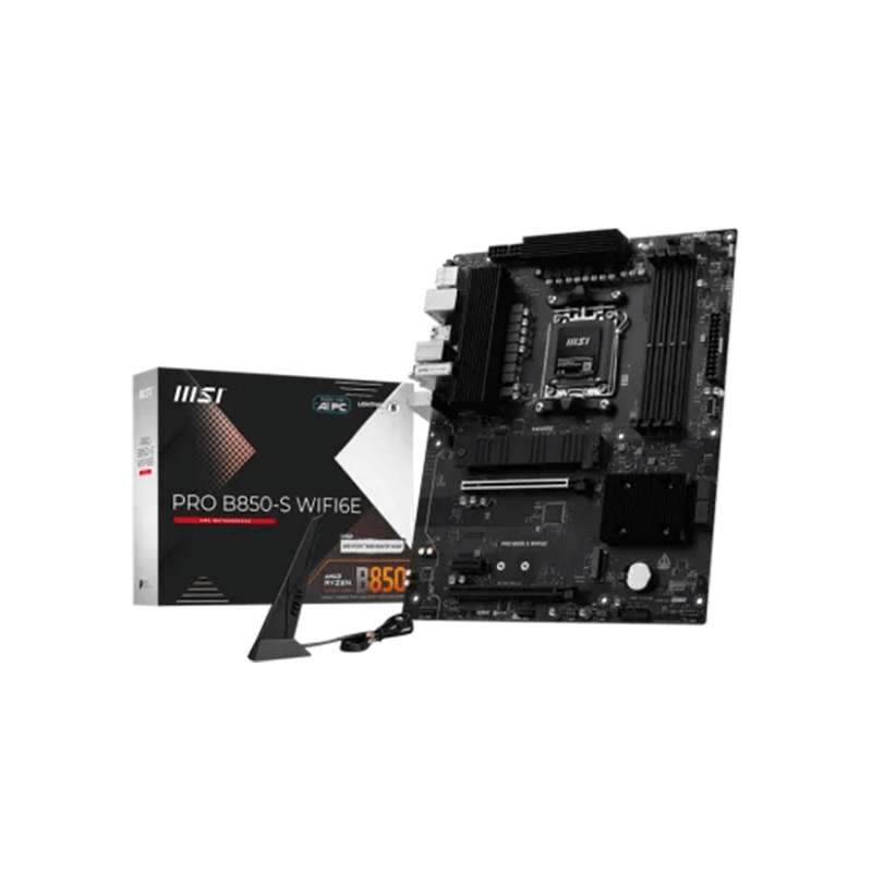 MSI PRO B850-S WIFI6E AM5 ATX Motherboard