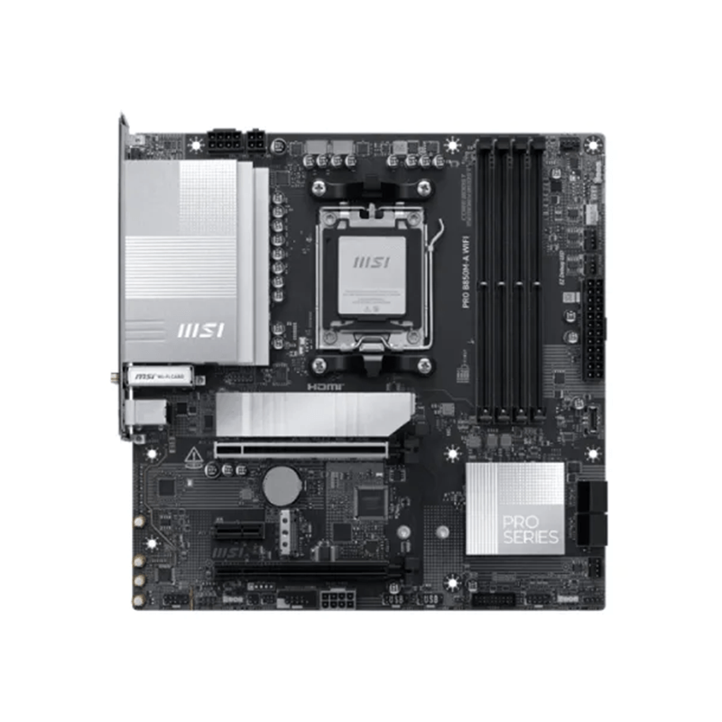 MSI PRO B850M-A WIFI AM5 Micro ATX Motherboard