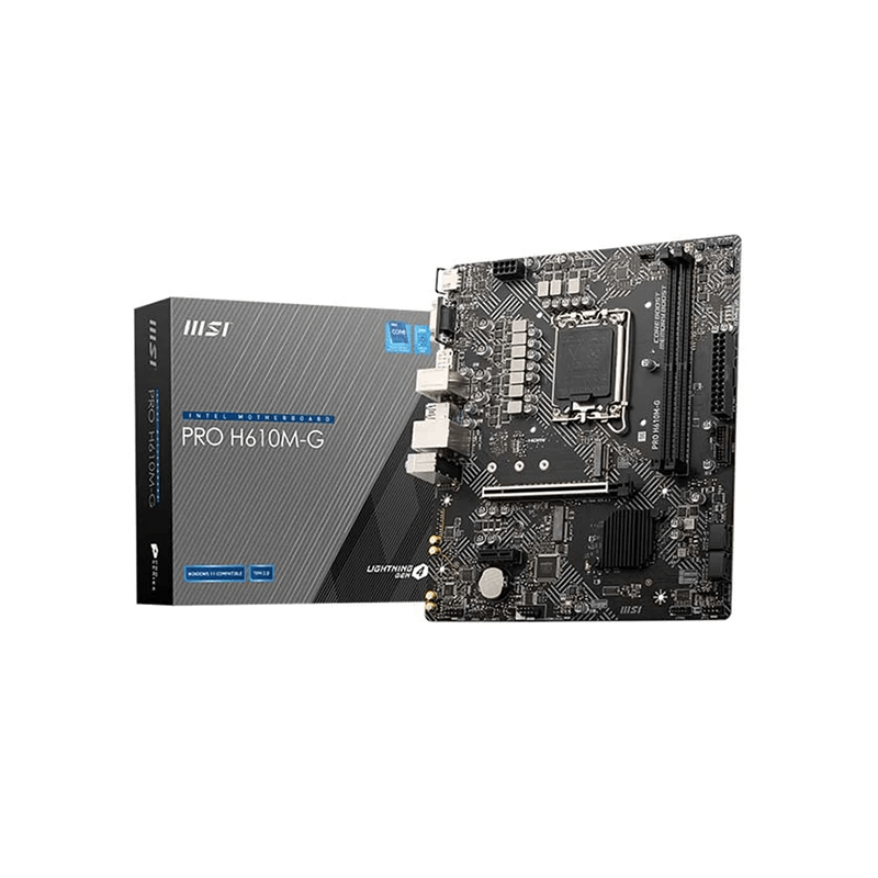MSI PRO H610M-G DDR5 Intel Micro ATX Motherboard