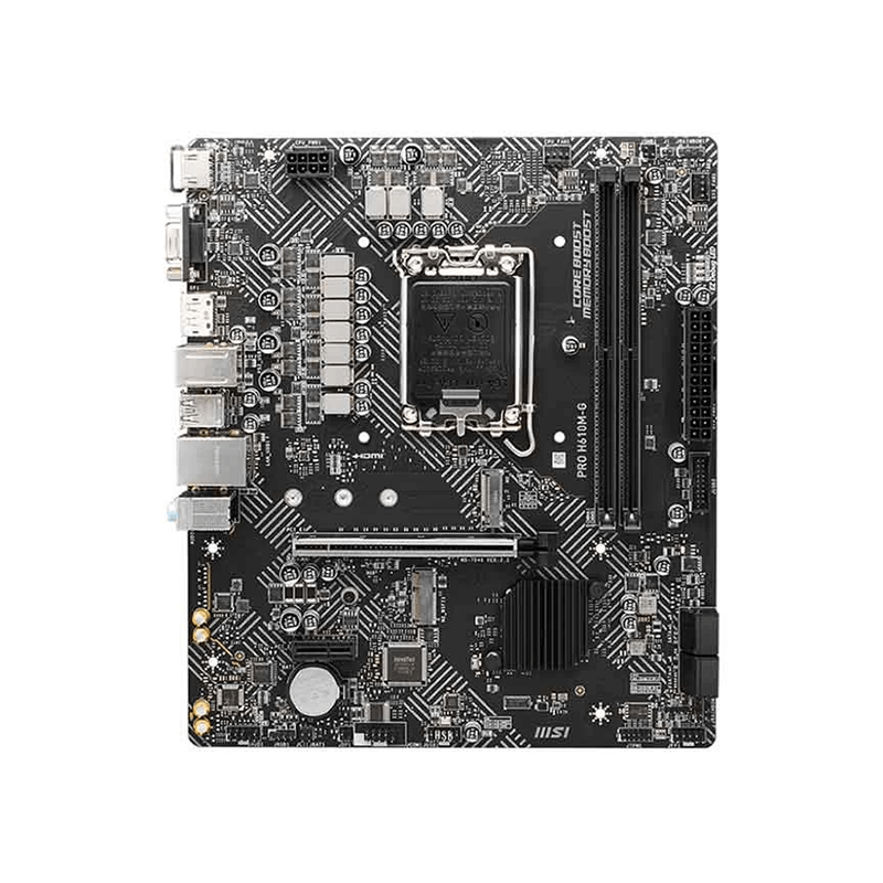 MSI PRO H610M-G DDR5 Intel Micro ATX Motherboard