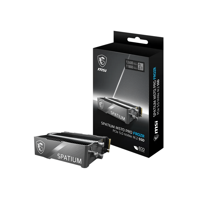 MSI SPATIUM M570 PRO FROZR 2TB PCIe 5.0 M.2 NVMe SSD