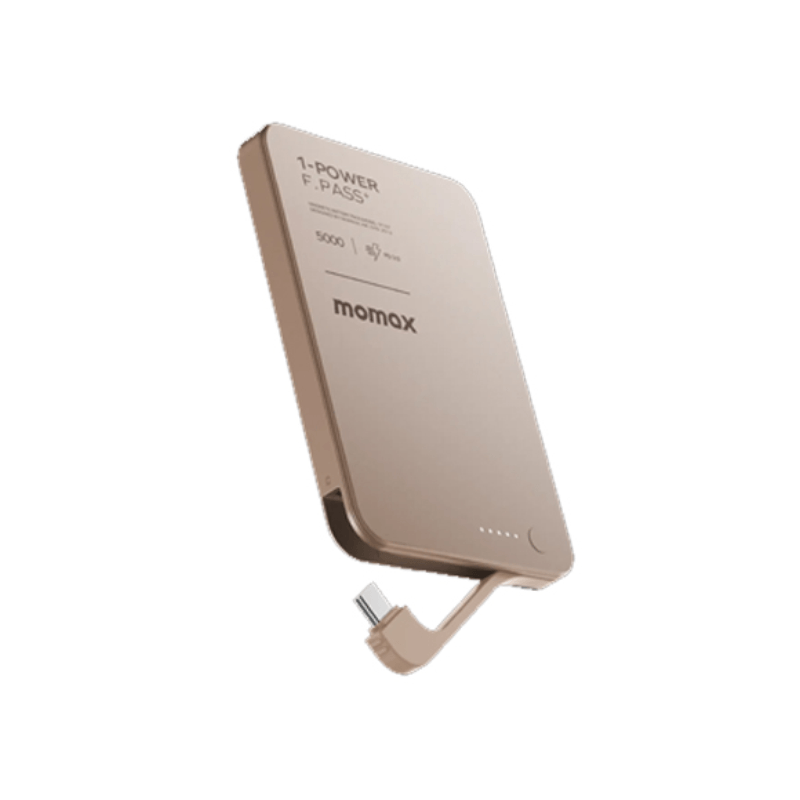 Momax 1-Power F.Pass Plus Magnetic Battery Pack with Built-in Cable
