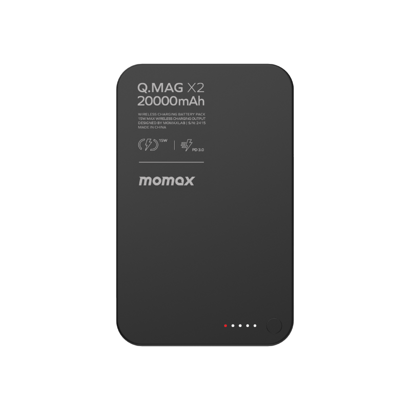 Momax Q.Mag X2 Magnetic Wireless Power Bank - 20000mAh