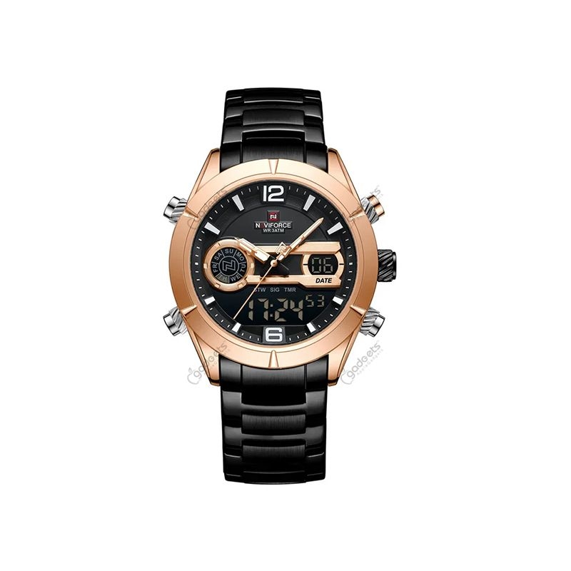 NAVIFORCE NF9232 Quartz Dual Display Men’s Watch