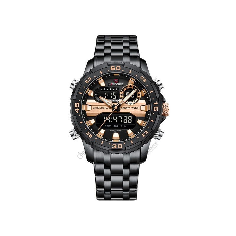 NAVIFORCE NF9234 Multi-Function Dual-Display Men’s Watch