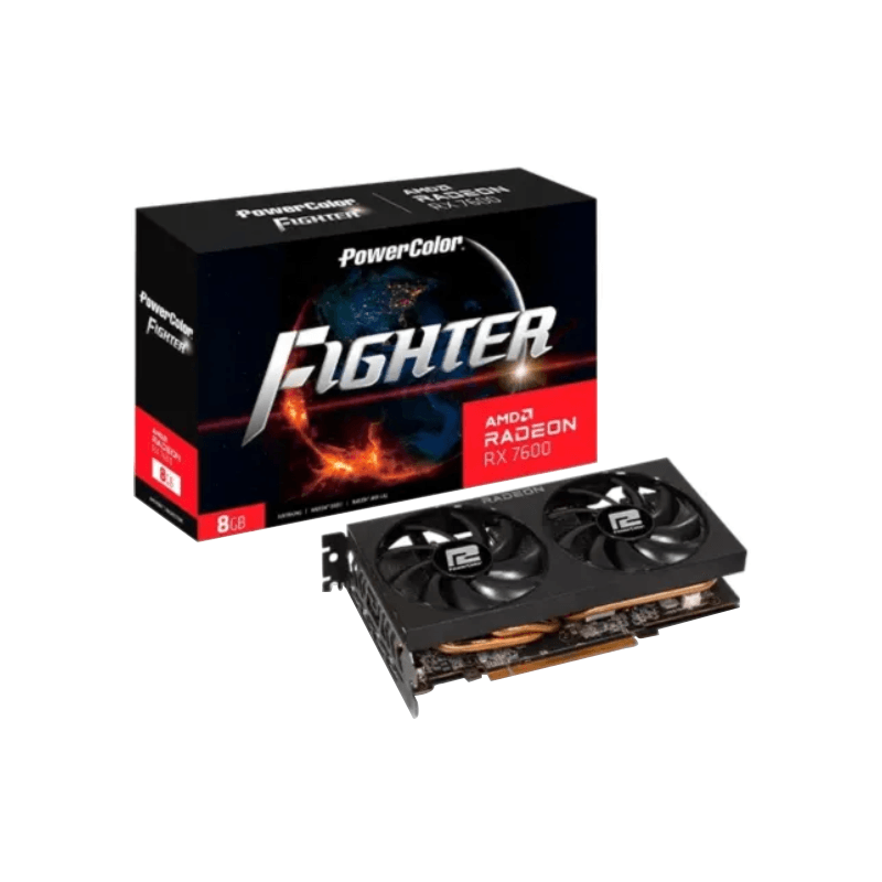 PowerColor Fighter AMD Radeon RX 7600 8GB GDDR6 Graphics Card