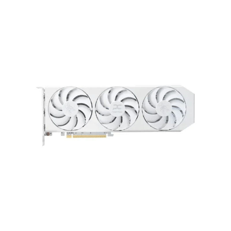 PowerColor Hellhound Spectral White AMD Radeon RX 9060 XT 16GB GDDR6 Graphics Card