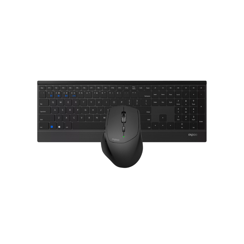 Rapoo 9500M Multi-Mode Wireless Keyboard & Mouse Combo