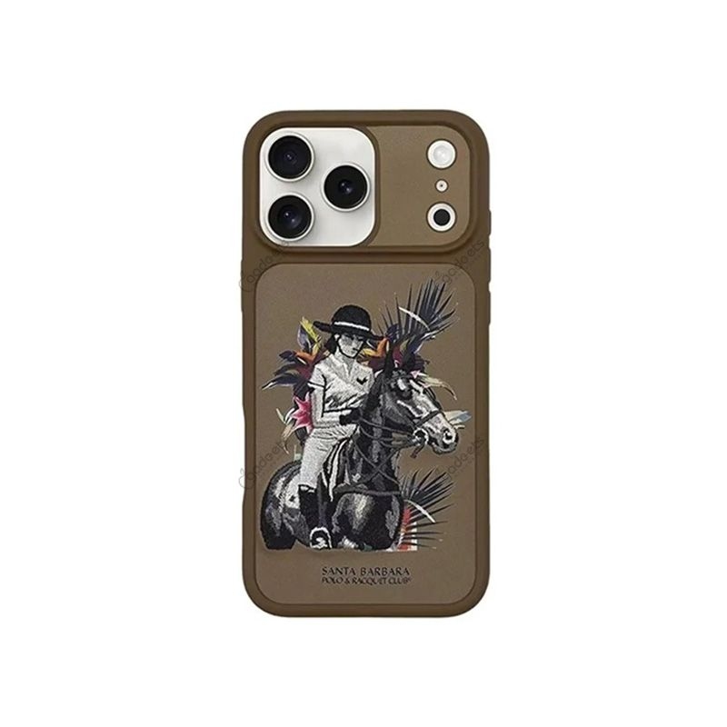 Santa Barbara Cedric Series Leather Case for iPhone 17 Pro Max