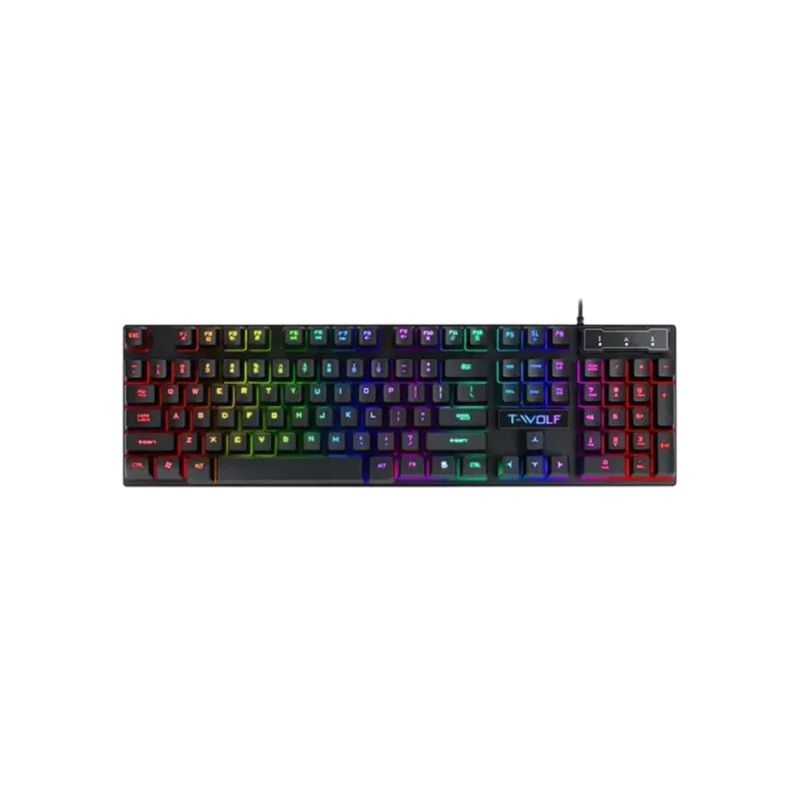T-Wolf T20 Wired RGB Gaming Keyboard