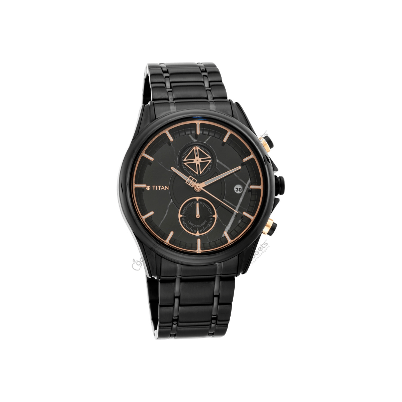 Titan Grandmaster NS1847KM02 Chronograph Stainless Steel Strap Men’s Watch