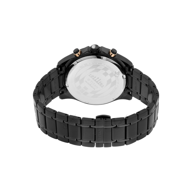 Titan Grandmaster NS1847KM02 Chronograph Stainless Steel Strap Men’s Watch