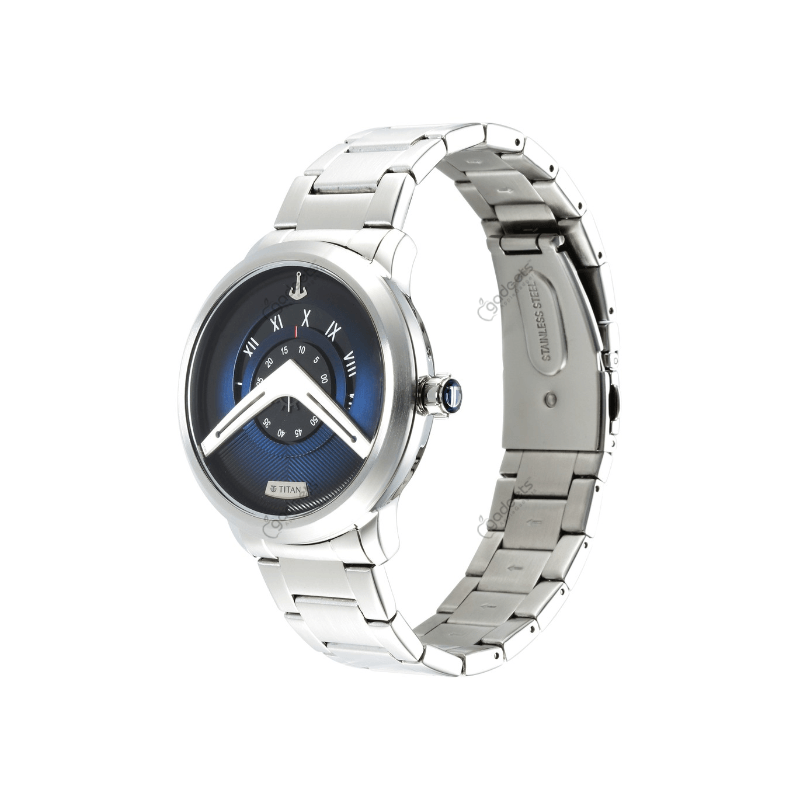 Titan Maritime NS1828SM01 Quartz Analog Stainless Steel Strap Men’s Watch