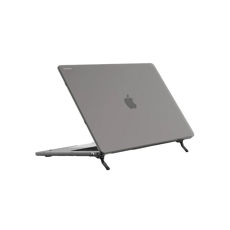 Vokamo Clear Stand Protecting Case with KickStand for Macbook