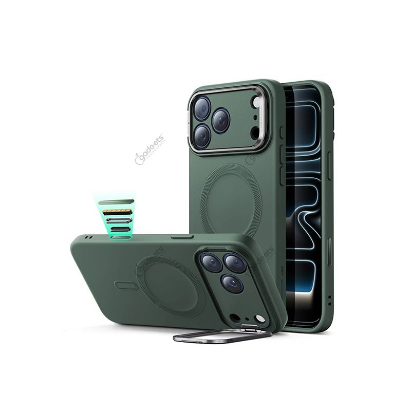ESR Cloud Soft Magnetic Camera Control with Stand Case for iPhone 17 Series