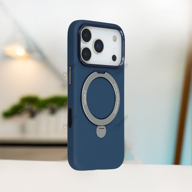 X-Level Better Skin Leather Magsafe Stand Case for iPhone 17 Series