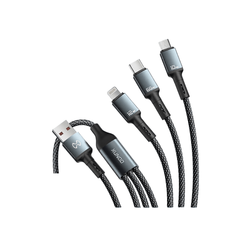 XUNDD XDDC-034 66W 3 in 1 Fast Charging Cable