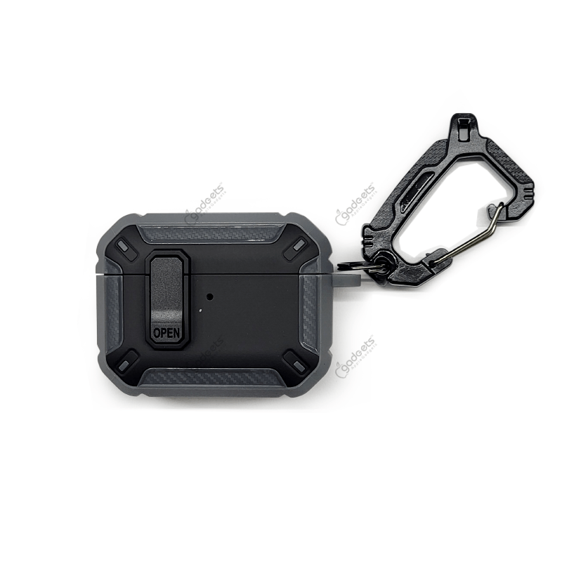 Carbon Mecha Protective Case for Airpods Pro 3