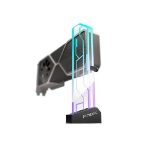 Antec AT-GPUH-ARGB-TG-BK Tempered Glass ARGB GPU Holder