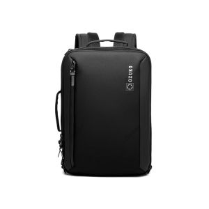 Ozuko 9490 USB 15.6 Inch Waterproof Briefcase Backpack