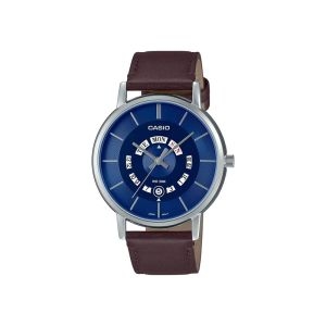 Casio MTP-B130M-4AVDF Leather Band Analog Men's Watch