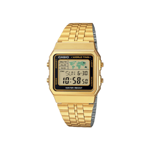 Casio Vintage World Time A500WGA-1DF Digital Chain Watch