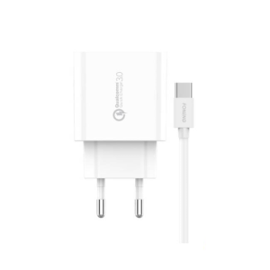 Foneng EU46 18W Fast Charger QC3 with Cable Type-C 6A