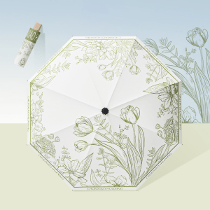 Fresh Vibe Dual-Use Anti-UV Folding Umbrella