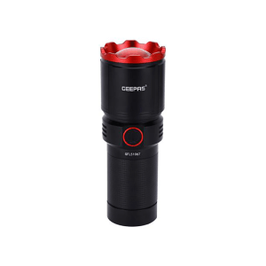 Geepas GFL51067 Rechargeable LED Flashlight With Power Bank