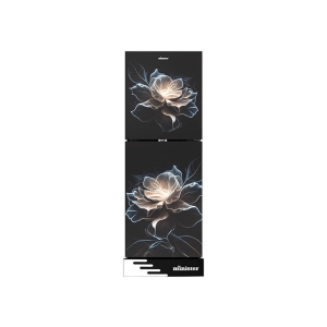Minister M-266 Blue Marble Lotus Black Full Match Refrigerator - 266L