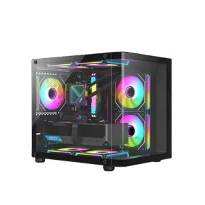 PC Power Icecube Edge 5 ARGB Mini Tower Gaming Casing