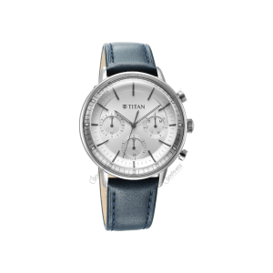 Titan Light Leathers NT90171SL01 Quartz Multifunction Leather Strap Men’s Watch