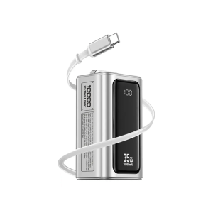 XUNDD XDPB-007 PD 35W Power Bank with Retractable Cable - 10000mAh