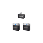 BOYA BY-M1V4 2.4GHz Dual-Channel Wireless Microphone for Android