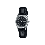 Casio Enticer LTP-V006L-1B Analog Leather Strap Women’s Watch