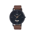 Casio Enticer MTP-B100BL-1EV Analog Leather Strap Men's Watch
