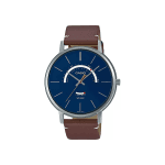 Casio Enticer MTP-B105L-2AV Analog Leather Strap Men's Watch