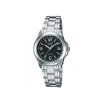 Casio Standard LTP‑1215A‑1ADF Analog Stainless Steel Women’s Watch