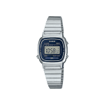 Casio Vintage LA670WA‑2DF Digital Stainless Steel Women’s Watch