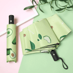 Fruit Print Design Protective Folding Umbrella