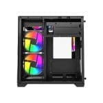 MaxGreen E275-S02 ARGB M-ATX Mid-Tower Gaming Casing With 5x ARGB Fan