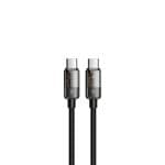 Mcdodo CA-284 Auto Power Off Type-C to Type-C Transparent Data Cable 100W - 1.2M