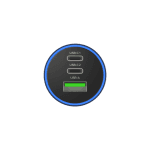 Momax UC17 MoVe Triple Fast Charge Car Charger - 100W