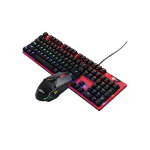 Pc Power Flare Combo RGB Wired Mechanical Gaming Keyboard & Mouse