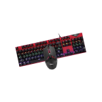 Pc Power Flare Combo RGB Wired Mechanical Gaming Keyboard & Mouse