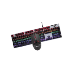 Pc Power Flare Combo RGB Wired Mechanical Gaming Keyboard & Mouse