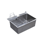 Rizco RKS SS 24 Inch Stainless Steel Kitchen Sink