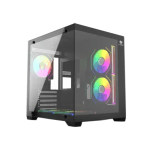 T-Wolf Mystery Box NV X5 Infinity ARGB M-ATX Mid Tower Gaming Casing